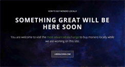 Desktop Screenshot of localmonero.com